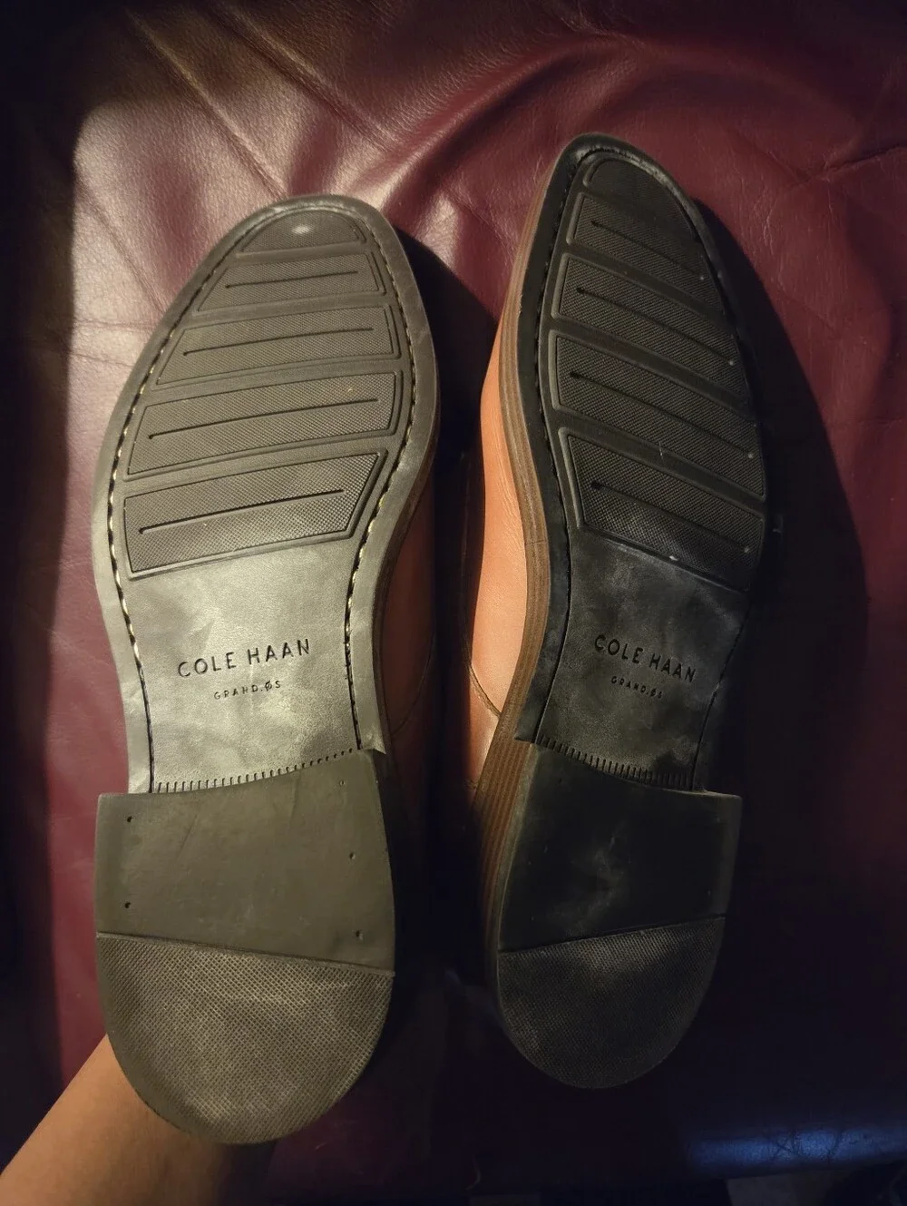 Cole Haan Kennedy Single Monk II Mens 10.5 Woodbury Color Used Shoes Designer